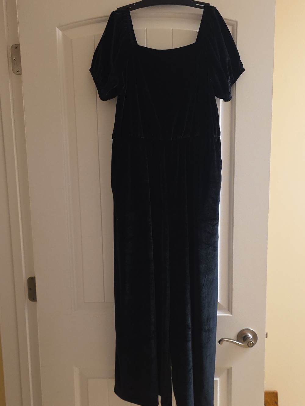KIDS - Nordstrom Black Velvet Jumpsuit